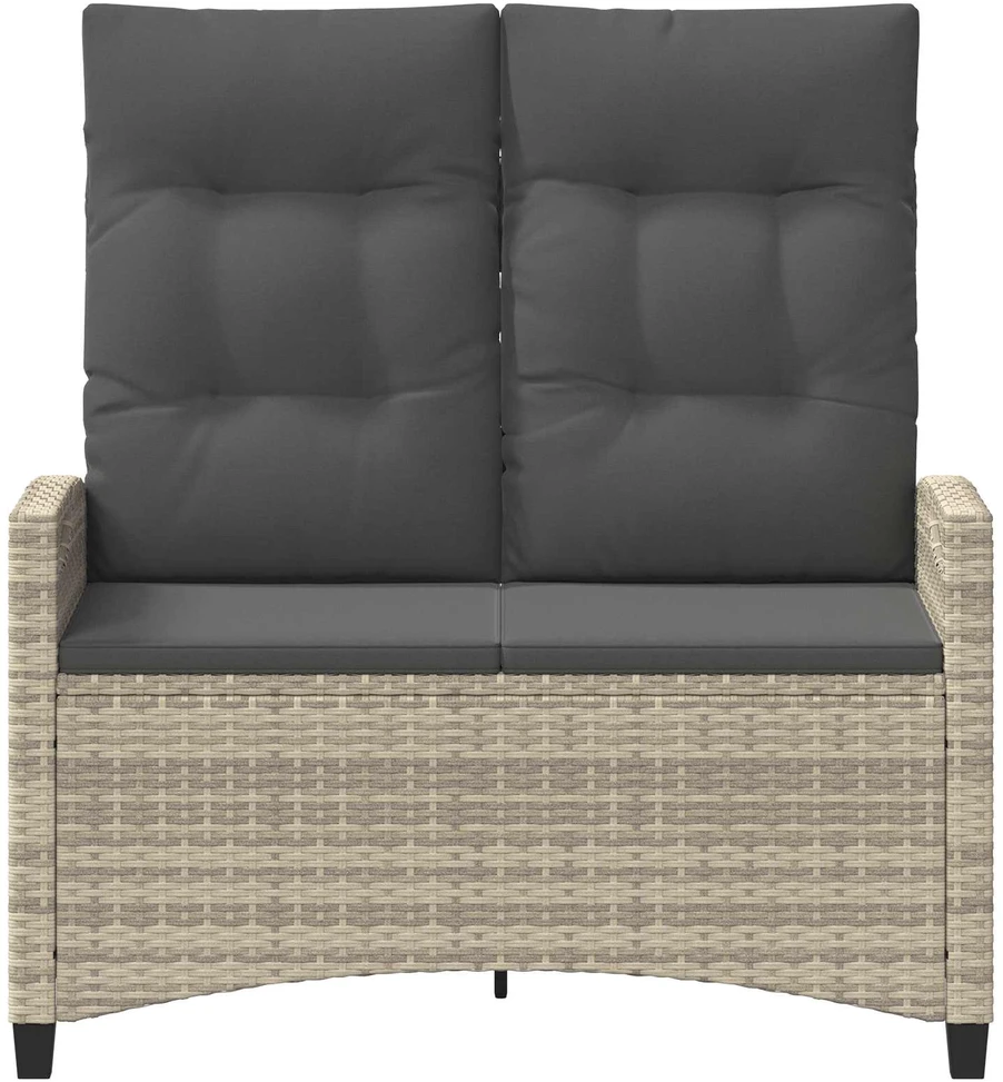 Sodo suolas su pagalve 105 x 60 x 112 cm plienas