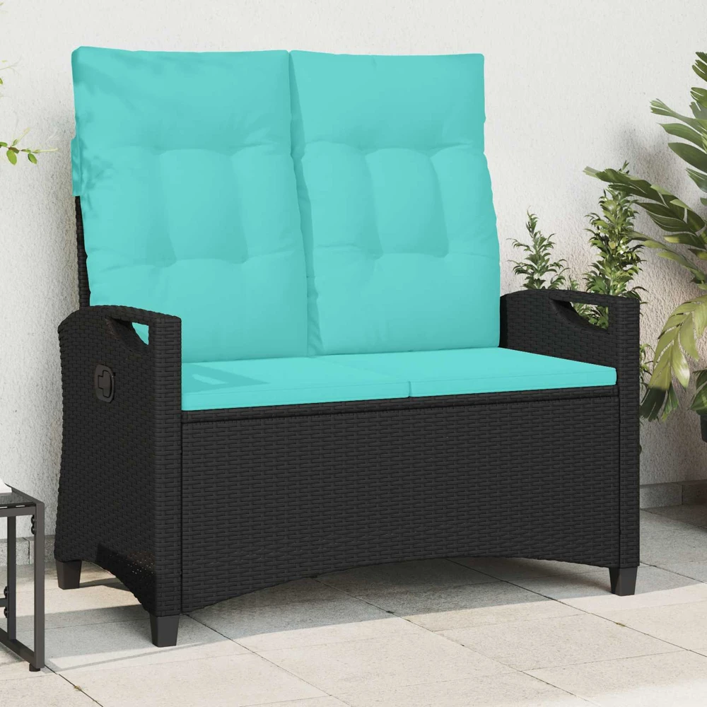 Lauko baldų komplektas Sodo suolas su pagalve 105 x 60 x 112 cm plienas