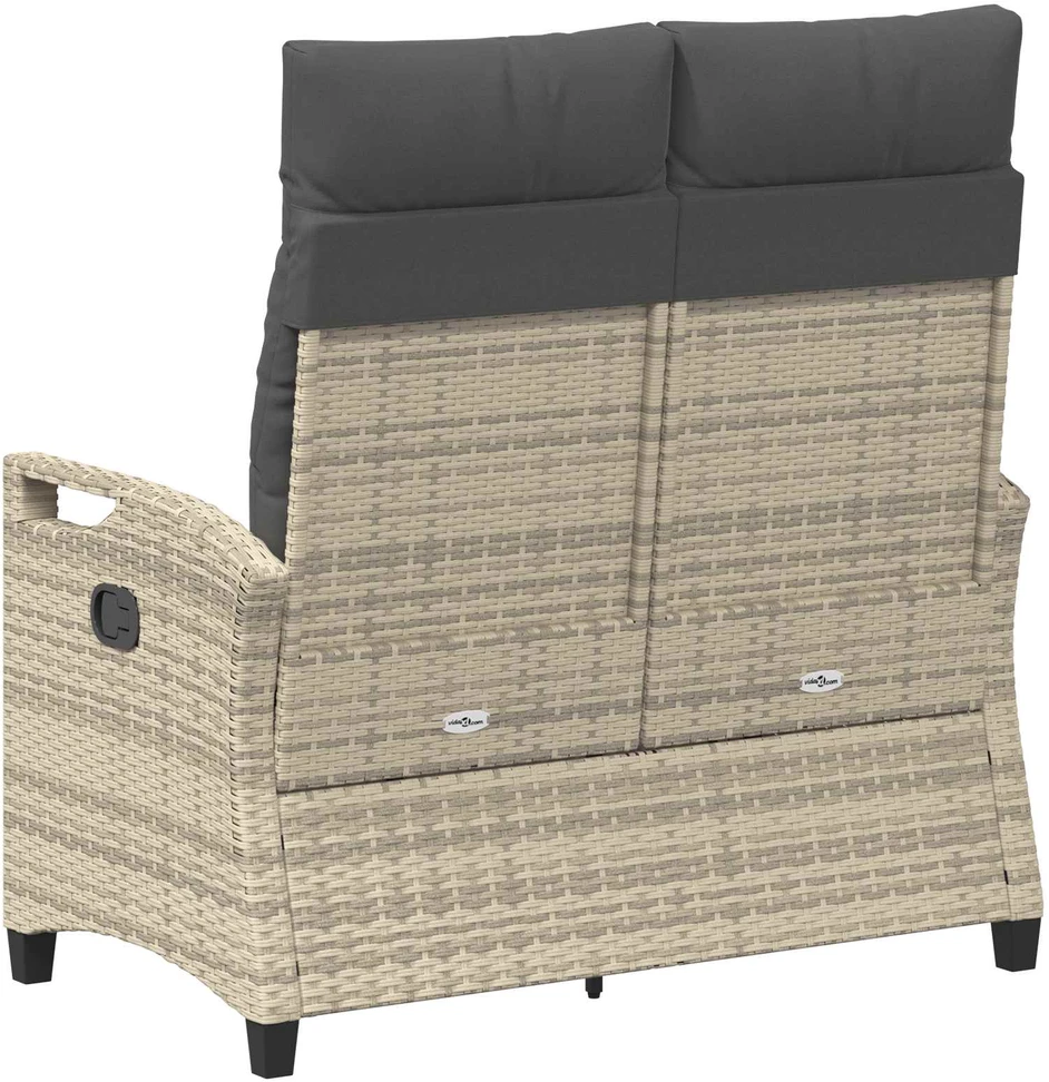 Sodo suolas su pagalve 105 x 60 x 112 cm plienas