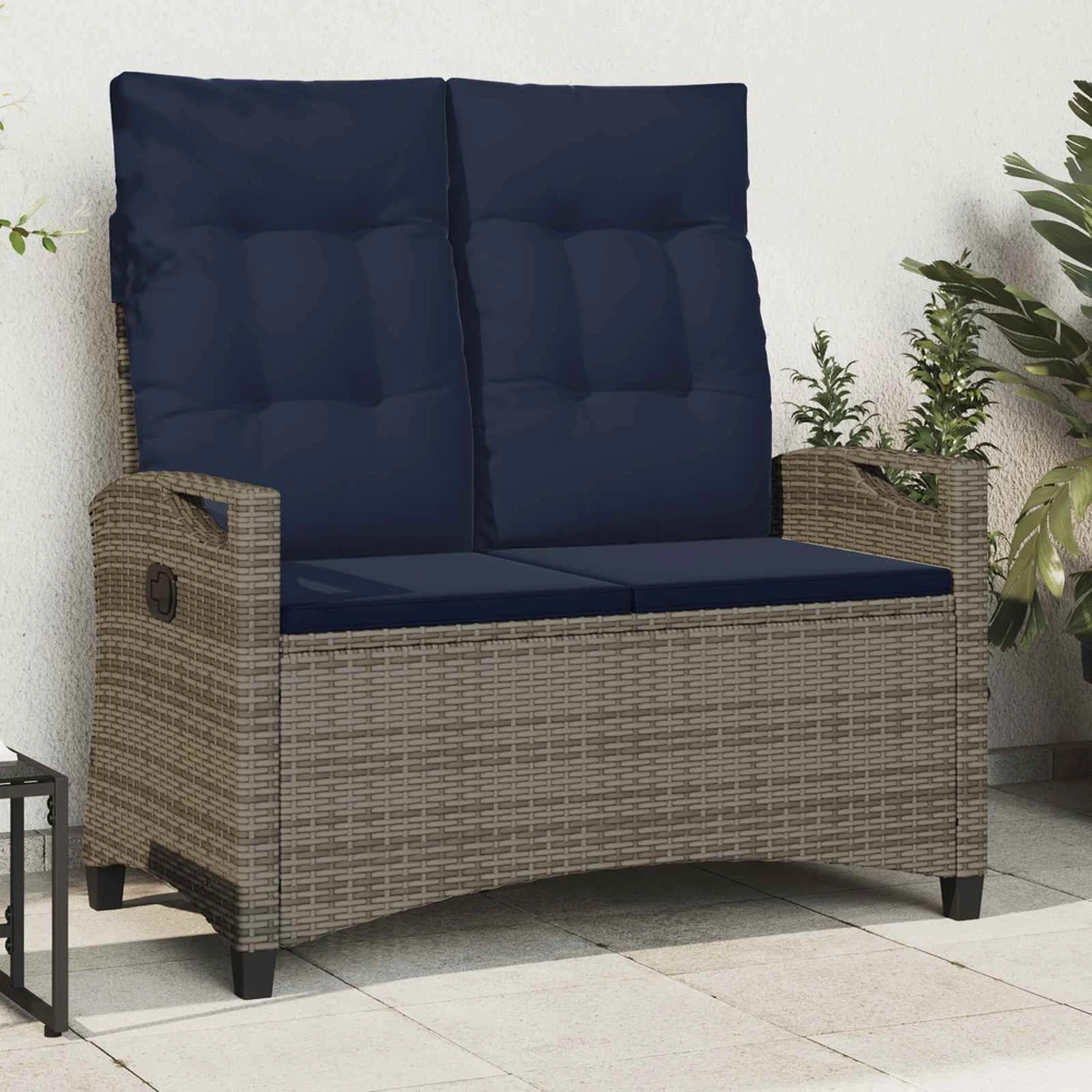 Sodo suolas su pagalve 105 x 60 x 112 cm plienas