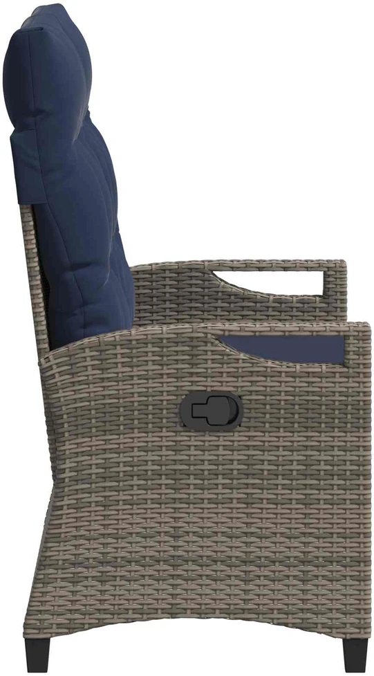 Sodo suolas su pagalve 105 x 60 x 112 cm plienas