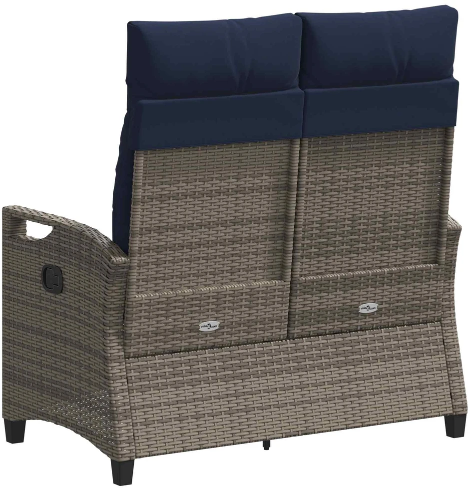 Sodo suolas su pagalve 105 x 60 x 112 cm plienas