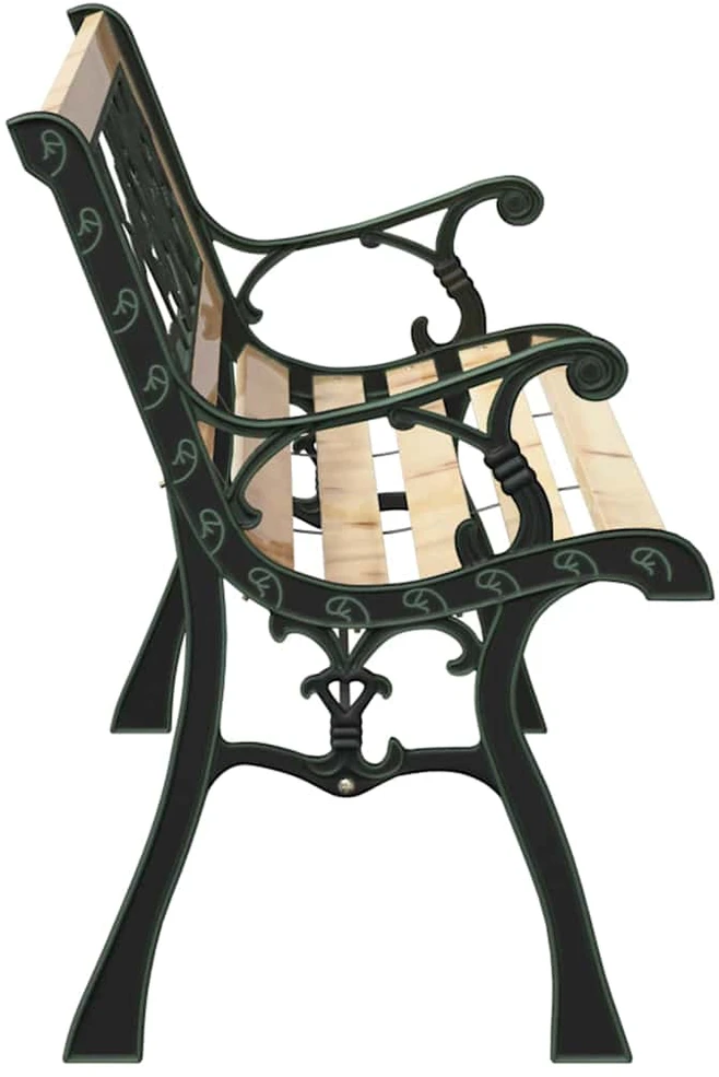 Sodo suolas 2 -Seater 116 x 54 x 73 cm Medis Ruda Stačiakampio
