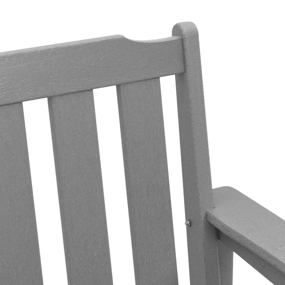 Sodo suolas Šviesiai pilka 120 x 59 x 88 cm HDPE
