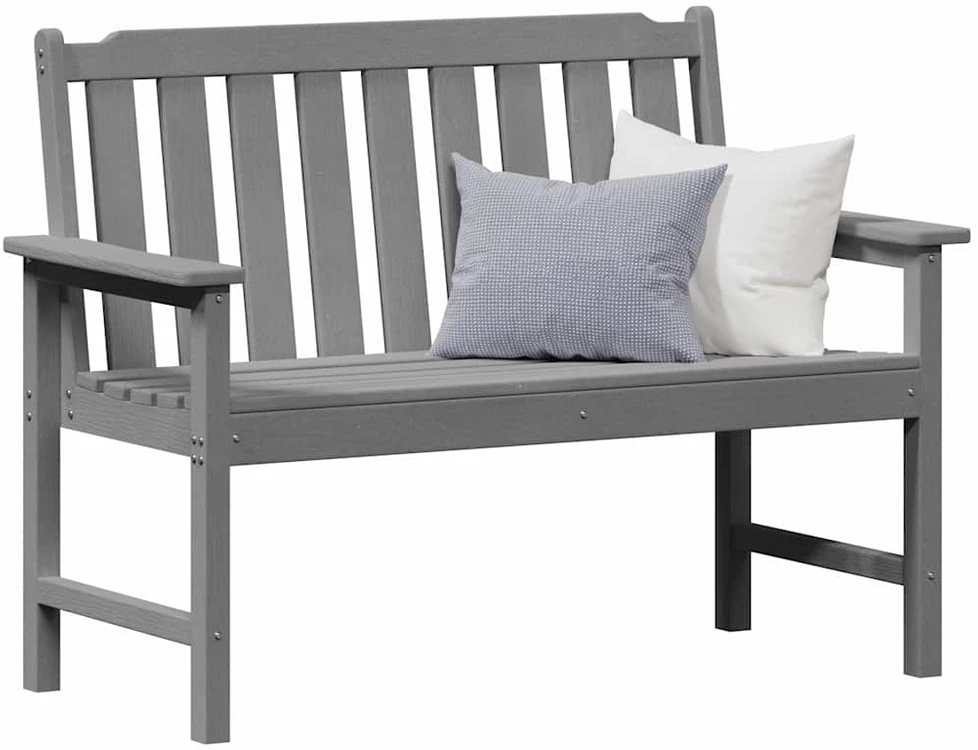Sodo suolas Šviesiai pilka 120 x 59 x 88 cm HDPE