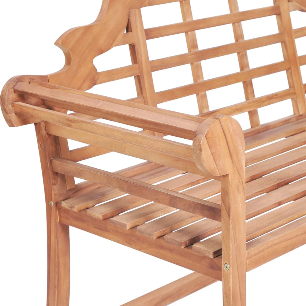 Sodo suoliukas, 127x58,5x92,5cm, tikmedžio medienos masyvas
