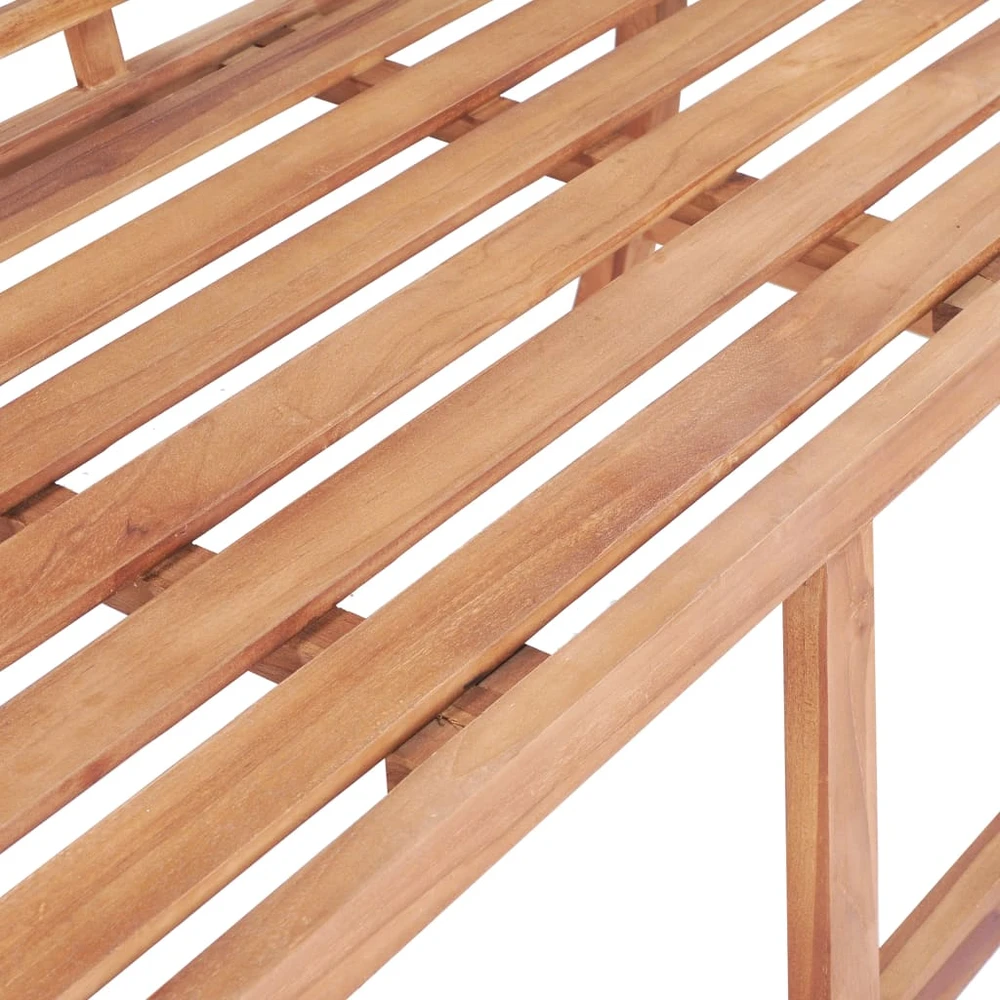 Sodo suoliukas, 127x58,5x92,5cm, tikmedžio medienos masyvas