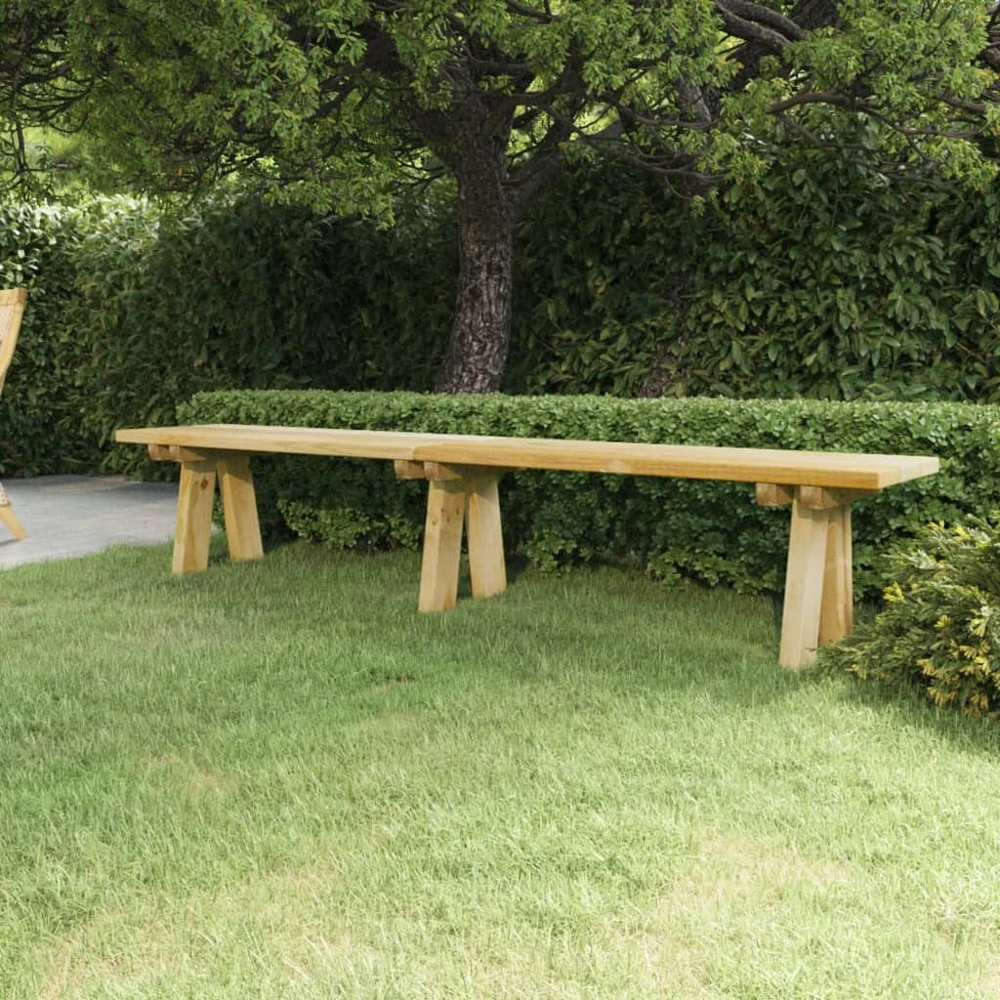 Sodo suoliukas, 220cm, impregnuotos pušies medienos masyvas