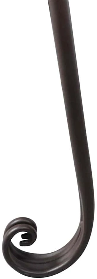 Sodo suoliukas, baltas, 122 cm, geležis, senovinio stiliaus