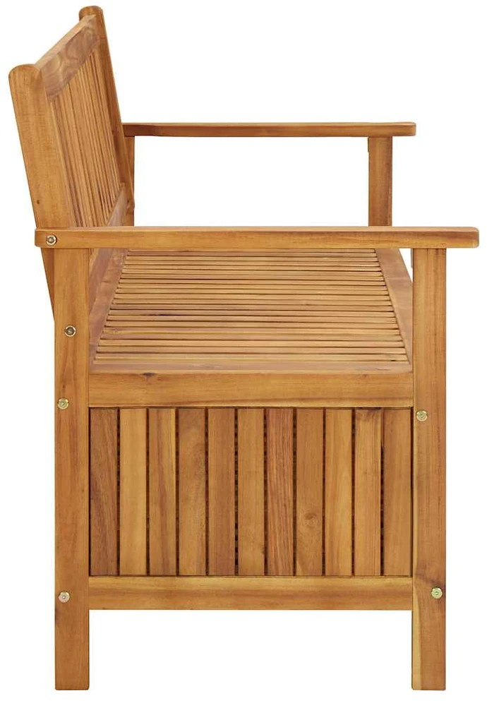 Sodo suoliukas-daiktadėžė, 148cm, akacijos medienos masyvas