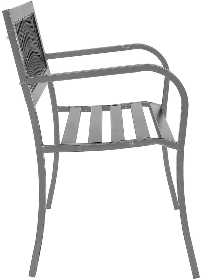 Sodo suoliukas, juodos spalvos, 120cm, plienas