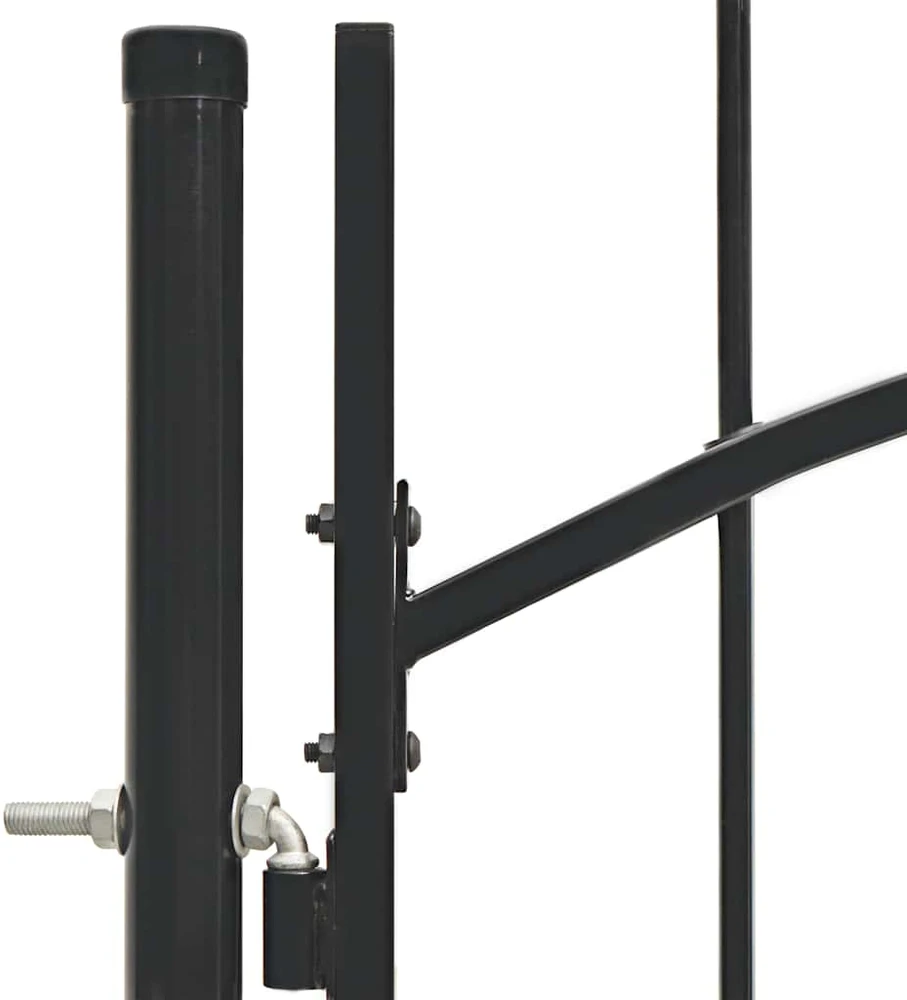 Sodo suoliukas, juodos spalvos, 125cm, plienas