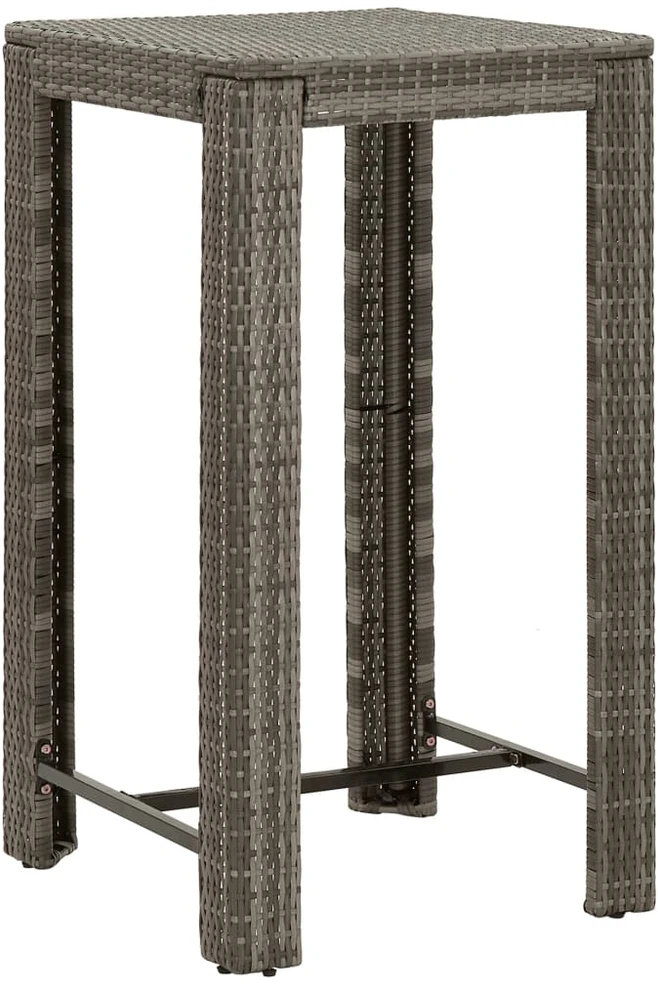 Sodo suoliukas su antracito spalvos pagalvėle, 112cm, tikmedis