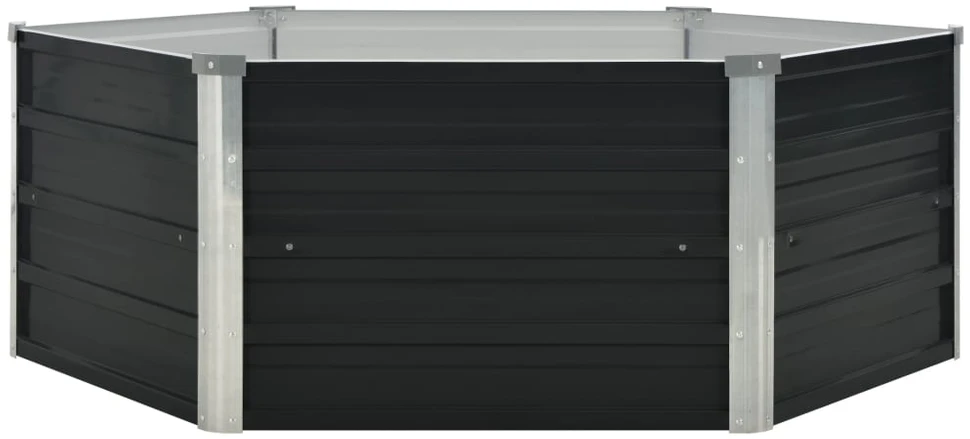 Sodo suoliuko pagalvėlė, antracito mišinys, 120x50x7cm, audinys
