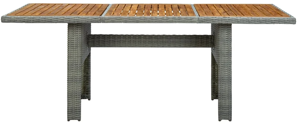 Sodo suoliuko pagalvėlė, pilkos spalvos, 180x50x7cm, audinys
