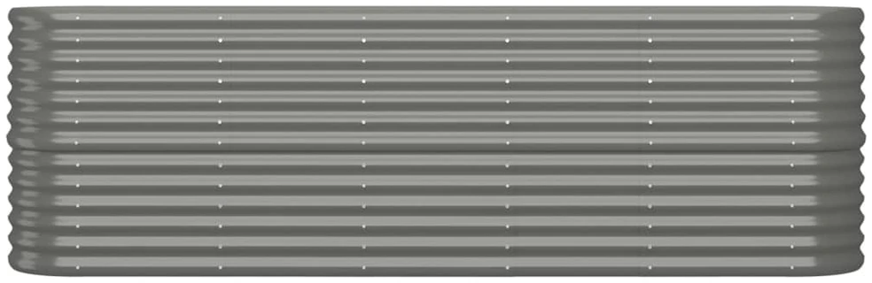 Sodo suoliuko pagalvėlės, 2vnt., pilkos, 120x50x7cm, audinys