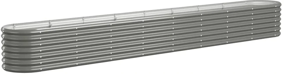 Sodo suoliuko pagalvėlės, 2vnt., pilkos, 100x50x7cm, audinys