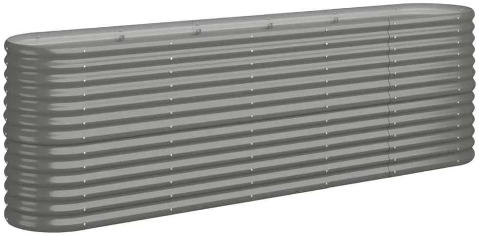 Sodo suoliuko pagalvėlės, 2vnt., pilkos, 120x50x7cm, audinys