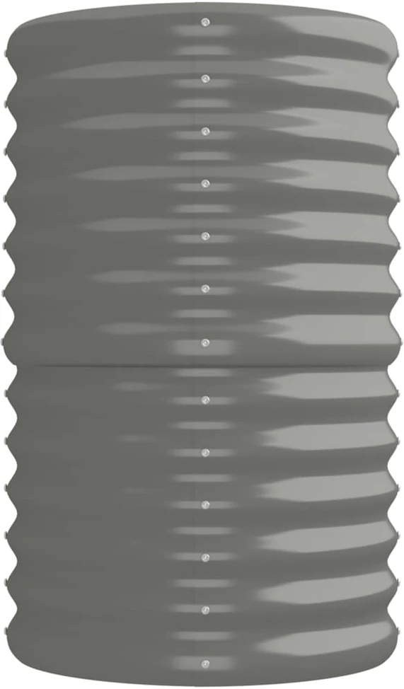 Sodo suoliuko pagalvėlės, 2vnt., pilkos, 120x50x7cm, audinys