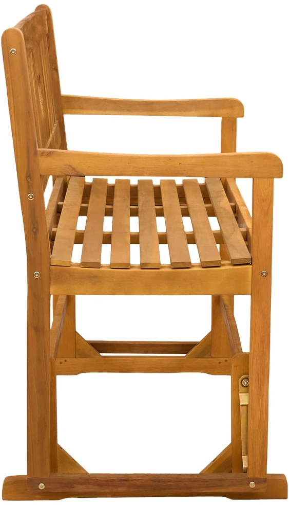 Lauko baldų komplektas Sodo sūpuoklių suolas Natūrali 110 x 59 x 97 cm