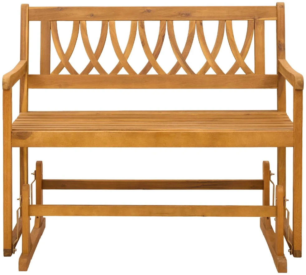 Lauko baldų komplektas Sodo sūpuoklių suolas Natūrali 110 x 59 x 97 cm