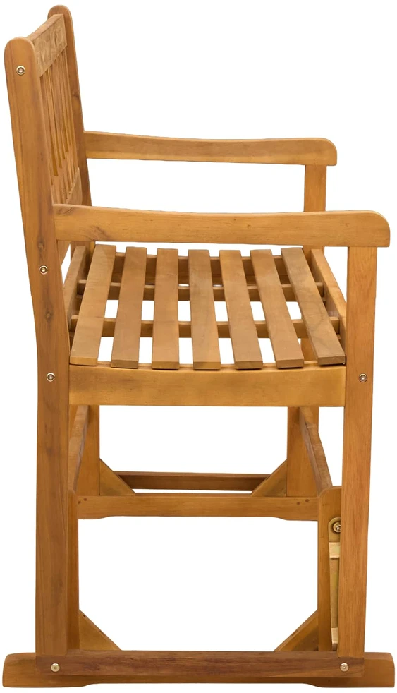 Lauko baldų komplektas Sodo sūpuoklių suolas Natūrali 110 x 59 x 97 cm