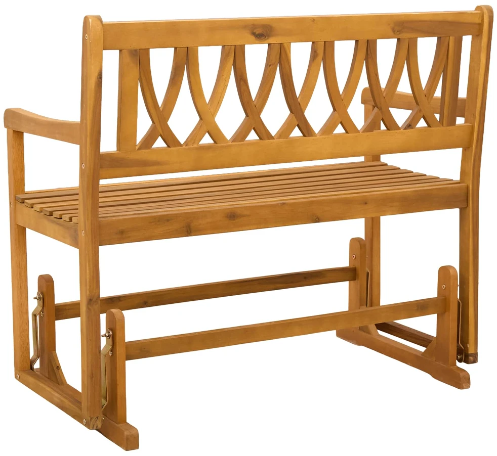 Lauko baldų komplektas Sodo sūpuoklių suolas Natūrali 110 x 59 x 97 cm