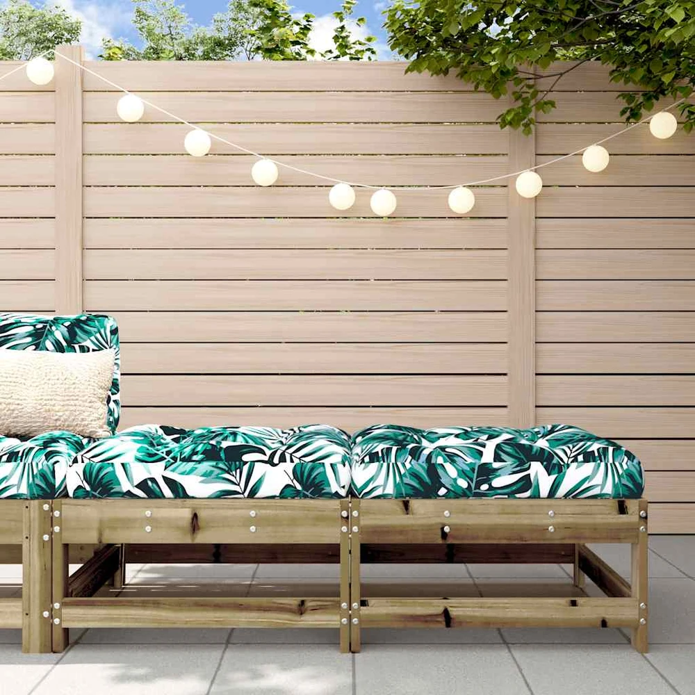 Lauko baldų komplektas Sodo valgomojo baldų komplektas, 3 dalių, juodos spalvos