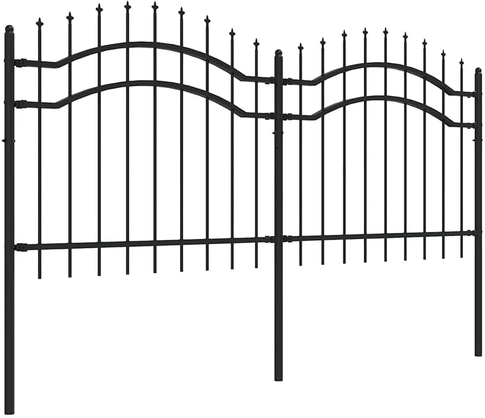 Lauko baldų komplektas Sodo valgomojo baldų komplektas, 3 dalių, pilkas ir juodas