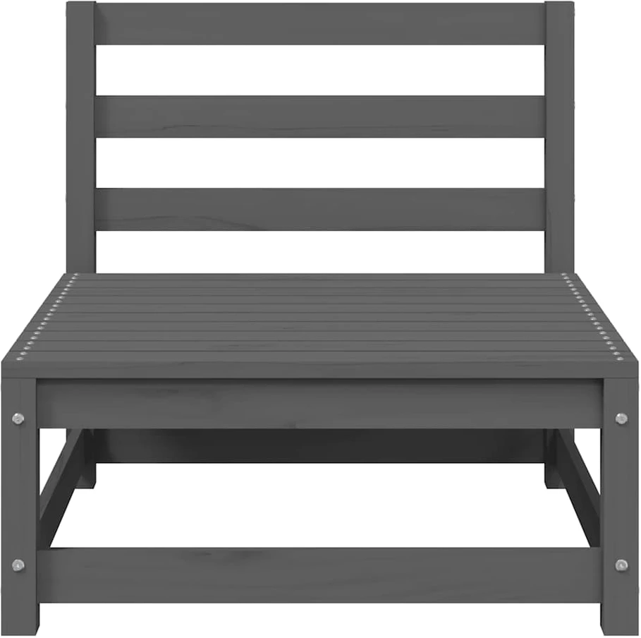 Sofa Sodo kempingo baldų komplektas, 5 dalių, pilkas, poliratanas