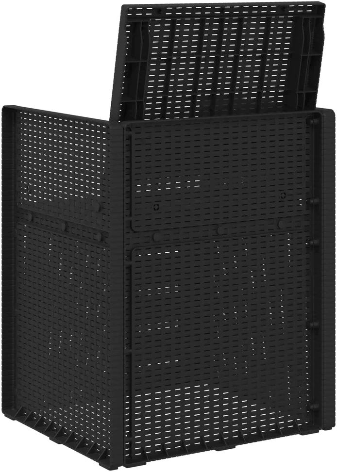 Sodo Valgomojo Kėdės 2 pcs Antracitas 53 x 47 x 88,5 cm PP