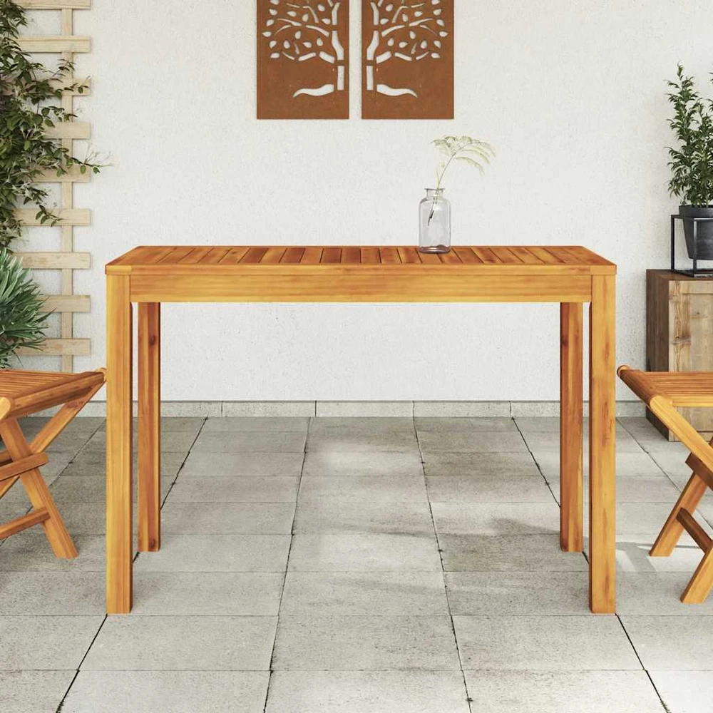 Sodo valgomojo stalas, 110x55x75cm, akacijos medienos masyvas
