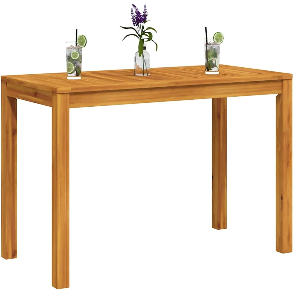 Sodo valgomojo stalas, 110x55x75cm, akacijos medienos masyvas