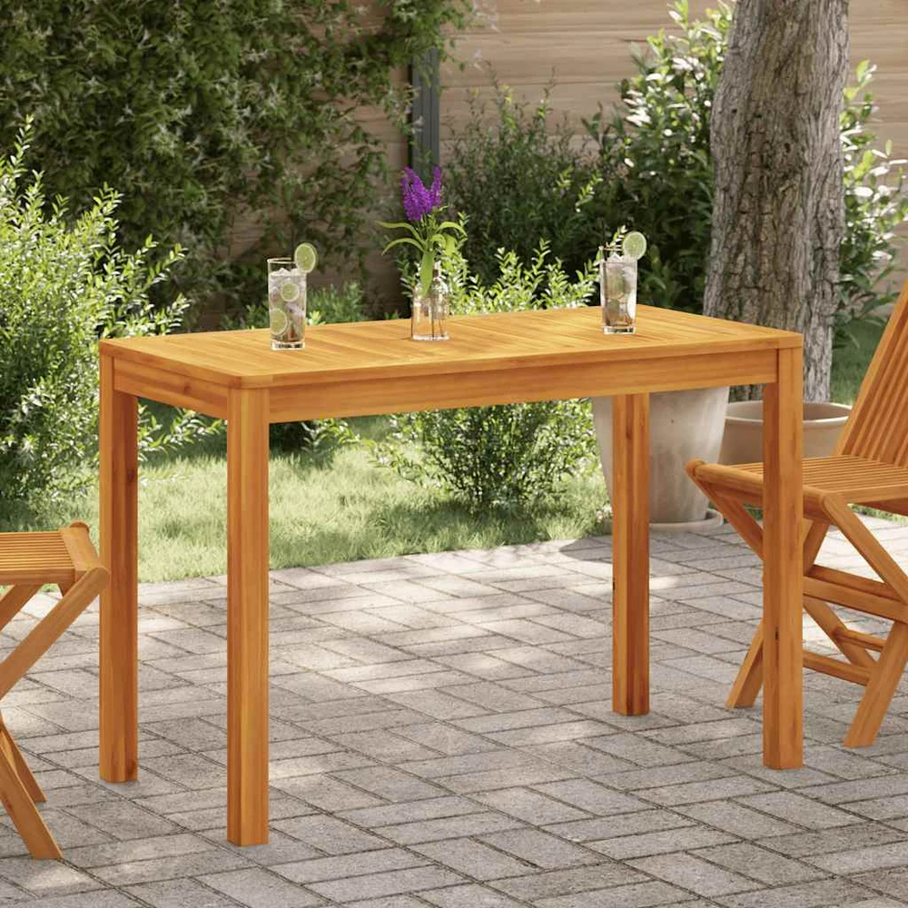 Sodo valgomojo stalas, 110x55x75cm, akacijos medienos masyvas