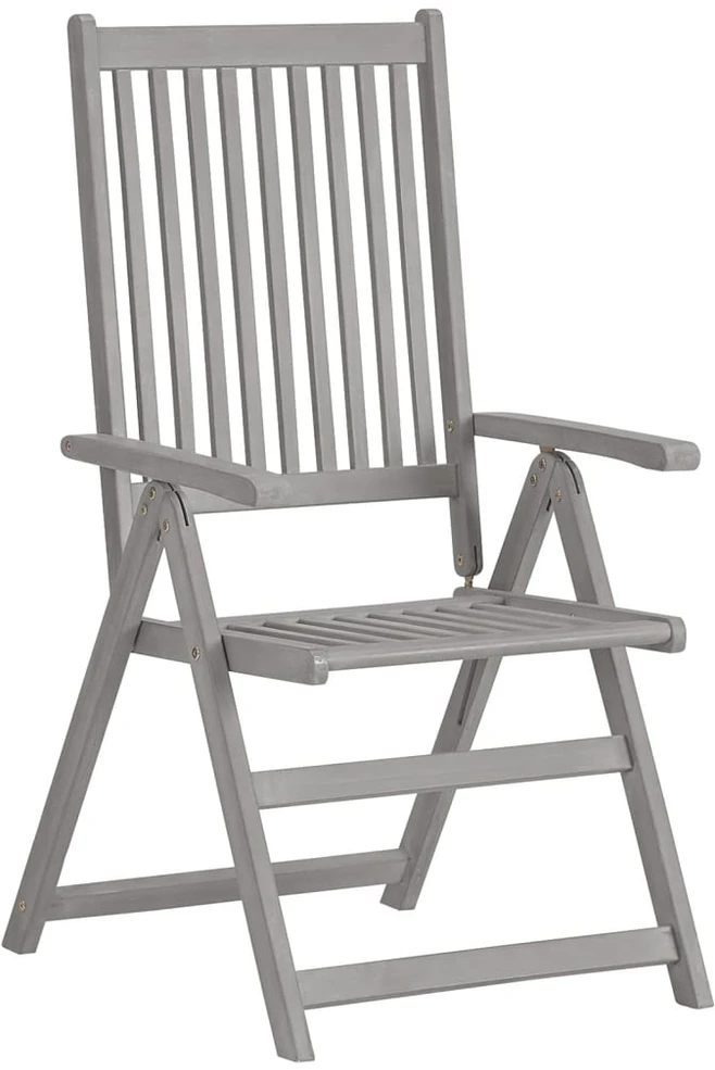 Sodo valgomojo stalas, (120–170)x80x75cm, akacijos masyvas