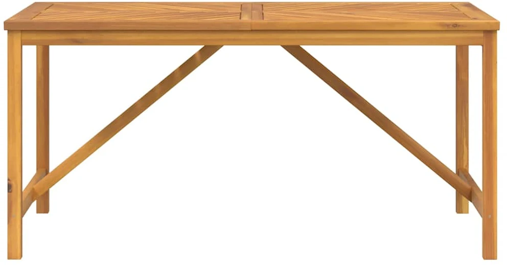 Sodo valgomojo stalas, 150x90x74cm, akacijos medienos masyvas