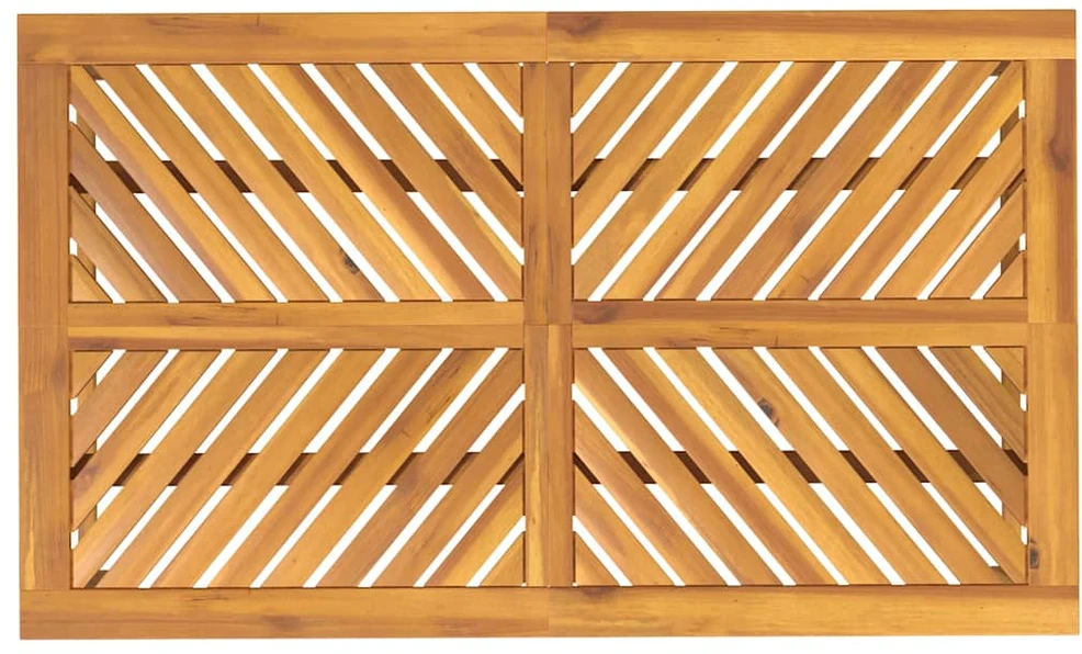 Sodo valgomojo stalas, 150x90x74cm, akacijos medienos masyvas
