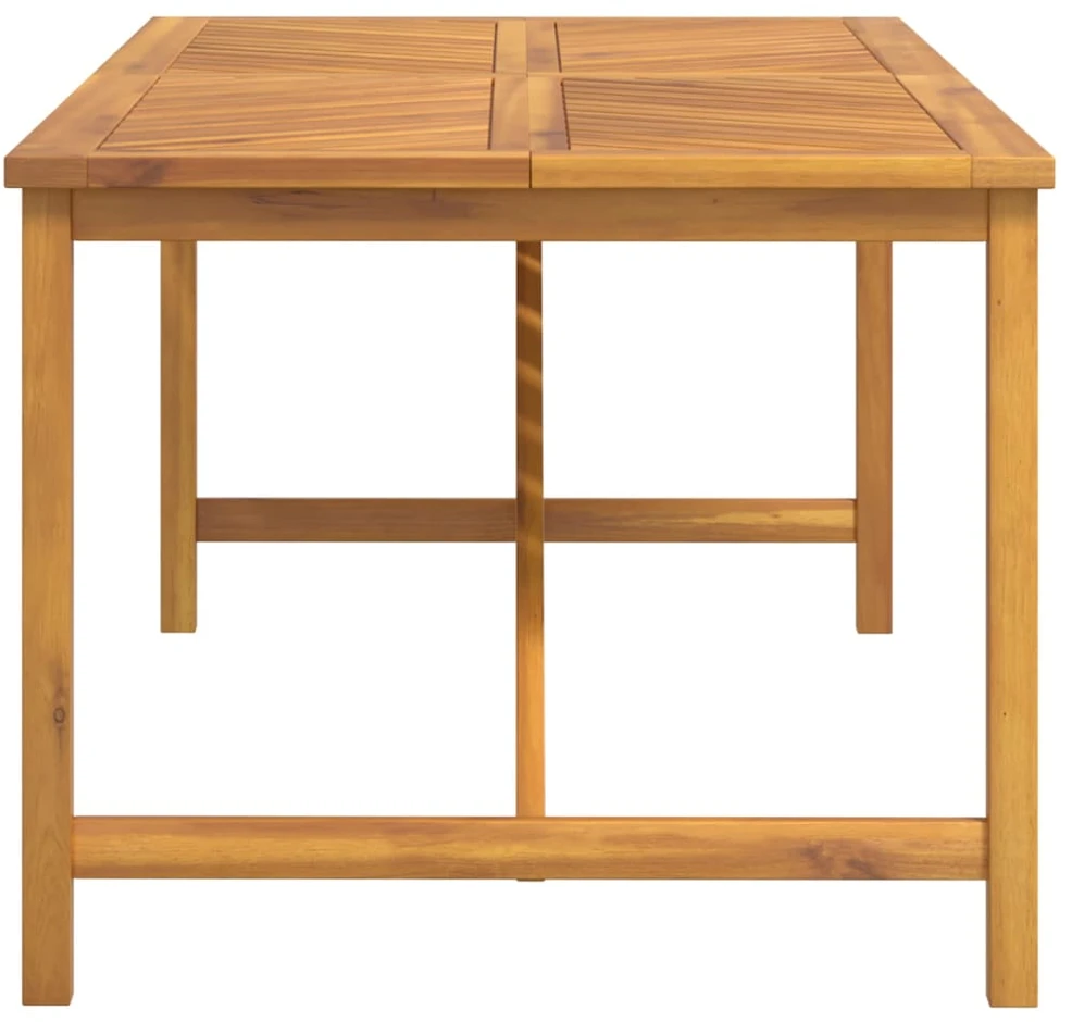 Sodo valgomojo stalas, 200x90x74cm, akacijos medienos masyvas