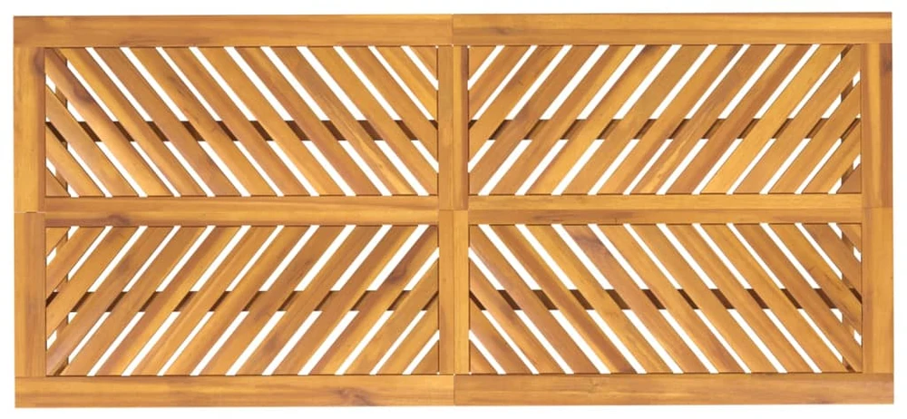 Sodo valgomojo stalas, 200x90x74cm, akacijos medienos masyvas