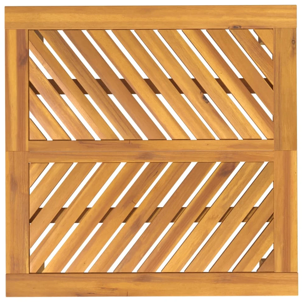 Sodo valgomojo stalas, 90x90x74cm, akacijos medienos masyvas