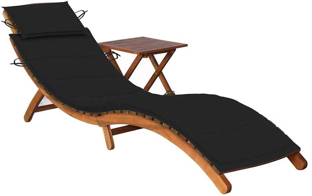 Sodo valgomojo stalas, antracito, 110x54x70cm, plienas