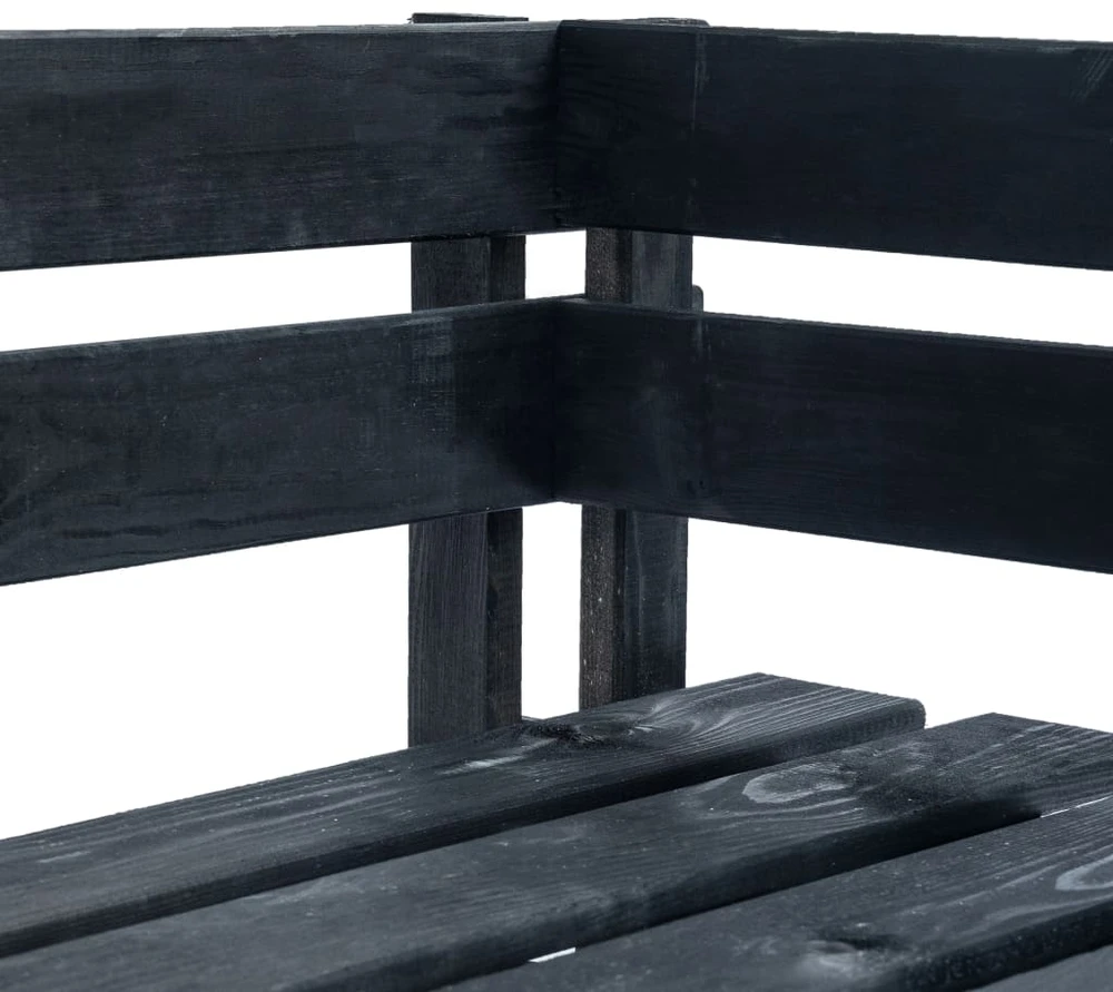 Sodo valgomojo stalas, juodas, 140x70x74cm, plienas ir stiklas
