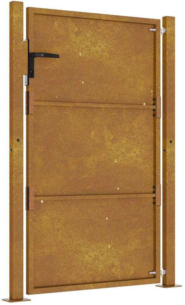 Sodo vartai, 105x130cm, corten plienas