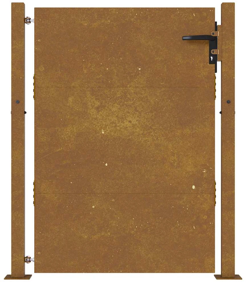 Sodo vartai, 105x130cm, corten plienas