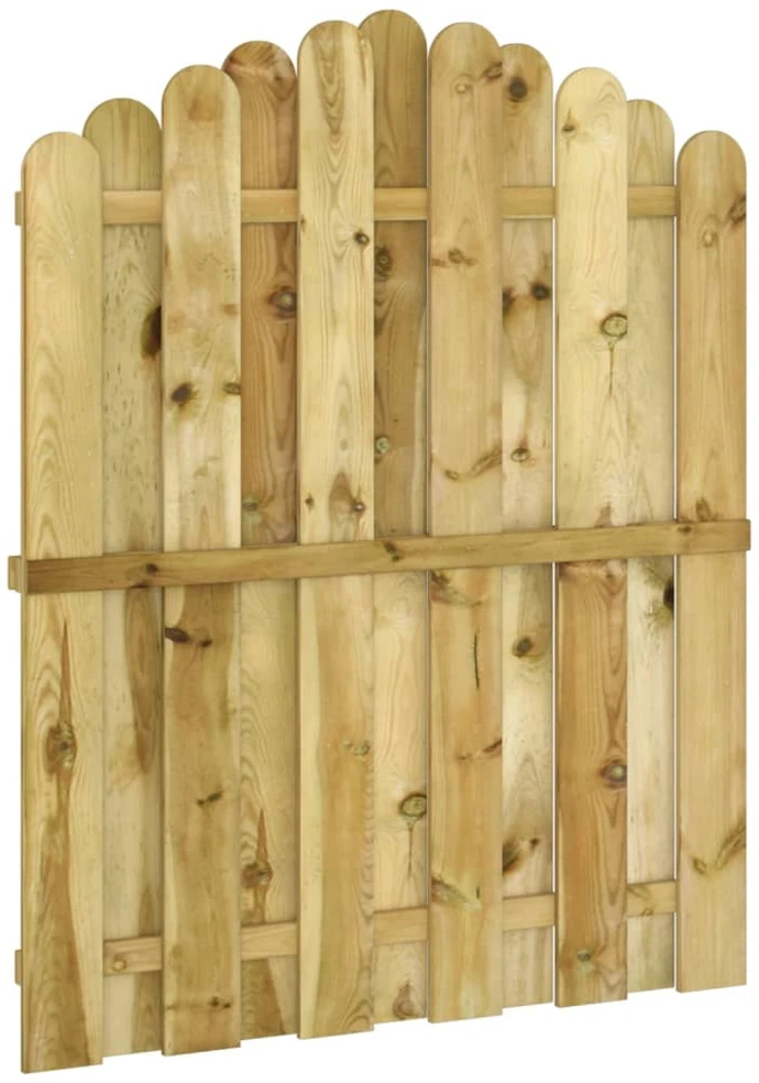 Sodo vartai, 100x125cm, impregnuota pušies mediena