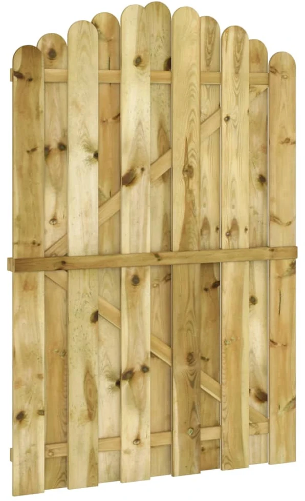 Sodo vartai, 100x150cm, impregnuota pušies mediena
