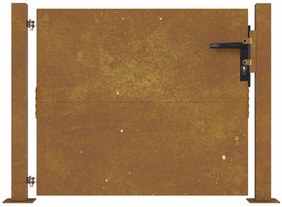 Sodo vartai, 105x80cm, corten plienas