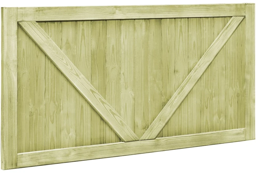 Sodo vartai, 2vnt., 300x75cm, impregnuota pušies mediena