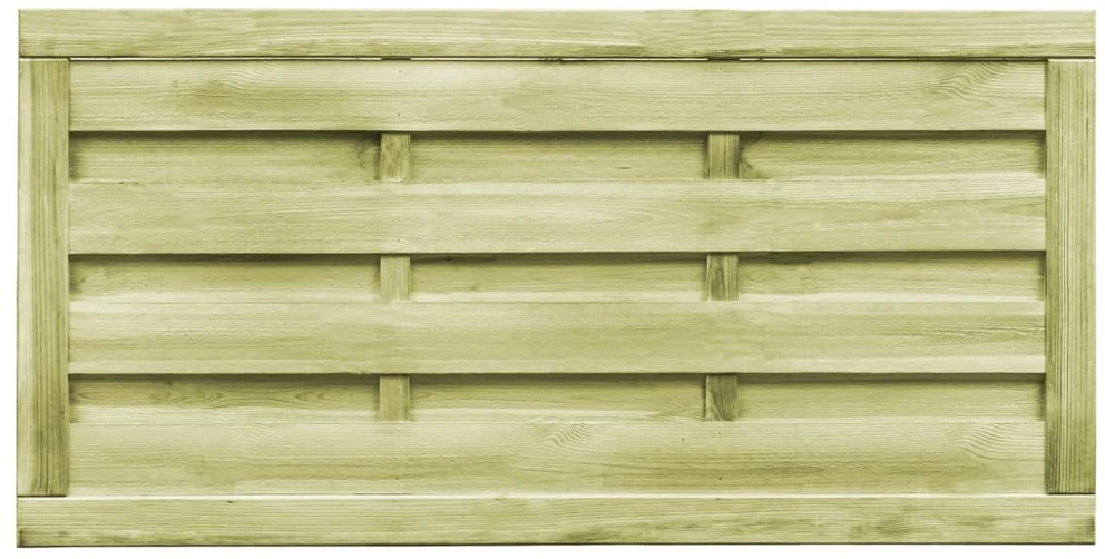 Sodo vartai, 2vnt., žali, 150x75cm, impregnuota pušies mediena