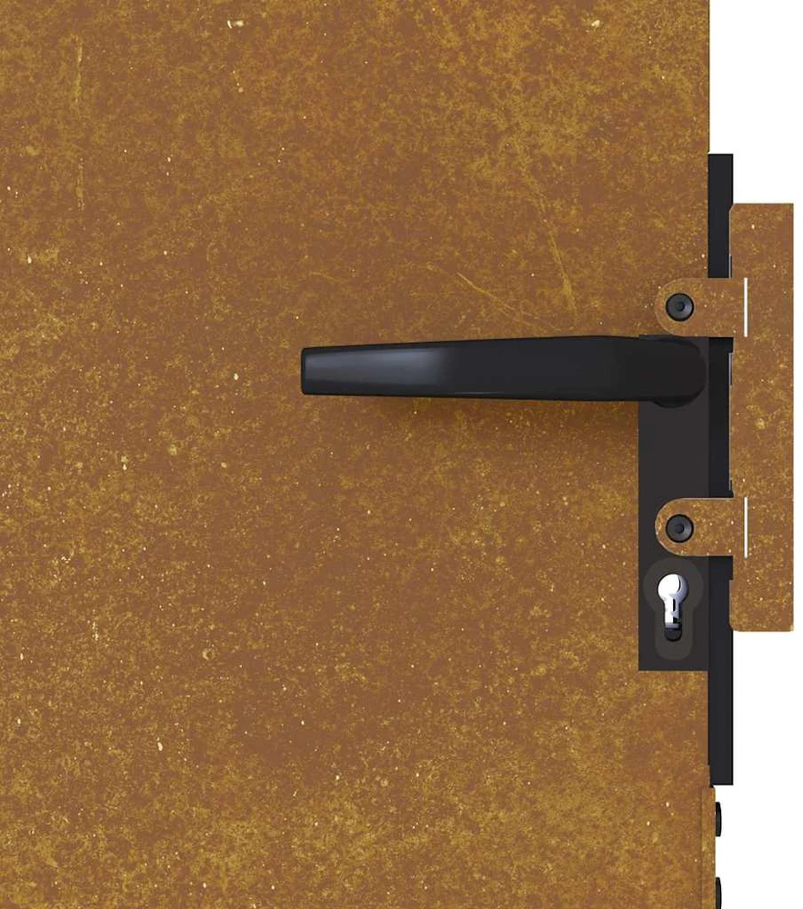 Sodo vartai, 85x100cm, corten plienas